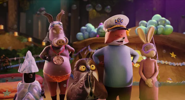 Vulpea și iepurașul salvează pădurea