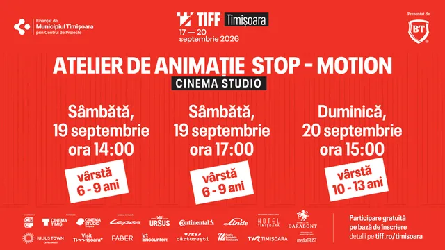 Ateliere de animație stop motion la TIFF